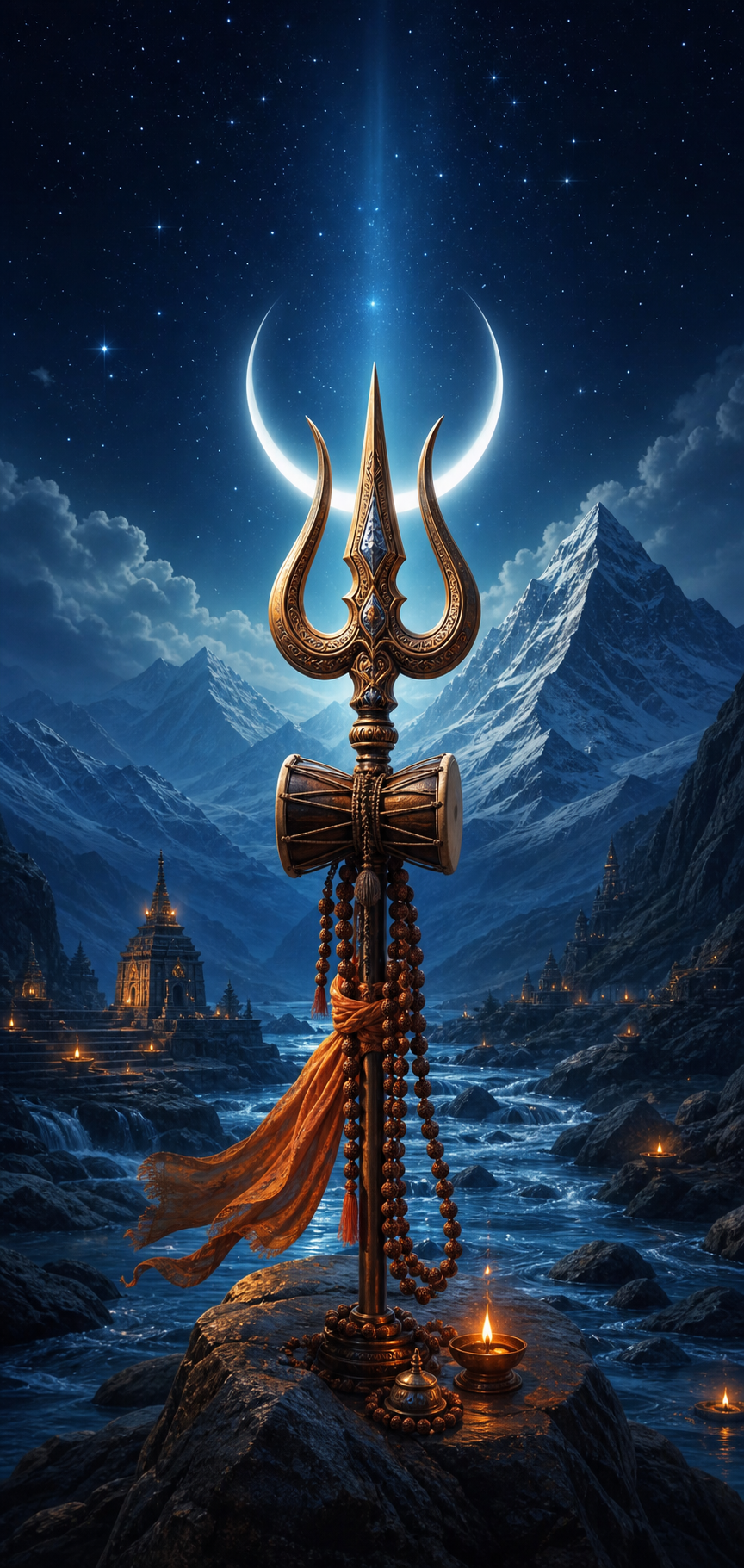 Trishul phone wallpaper preview.